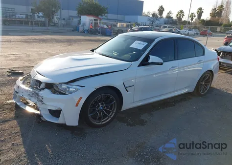 2017 BMW M3 z USA, uszkodzony, nr VIN WBS8M9C50H5G83637